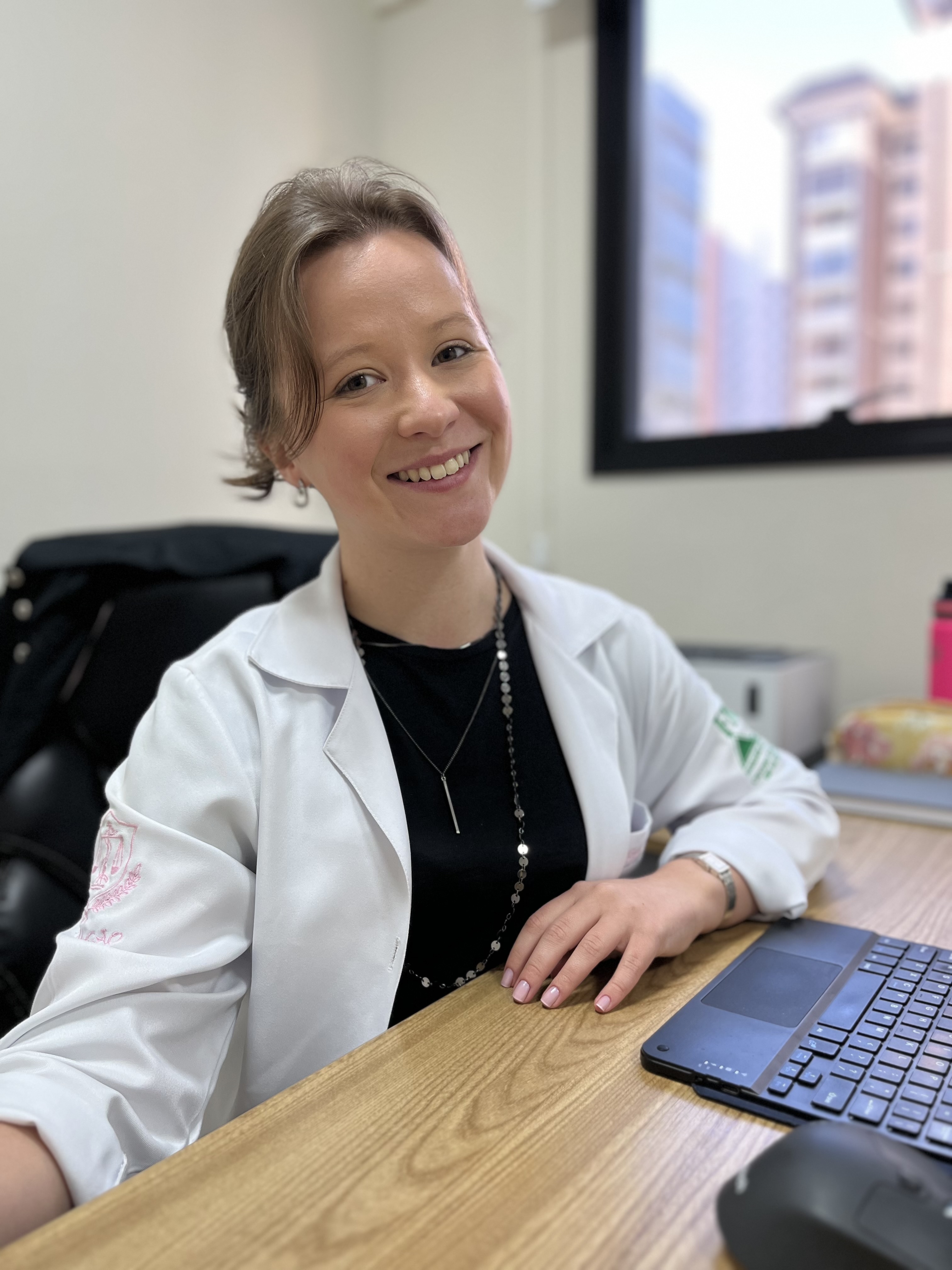 Nutricionista Filipa Affonso em consultório